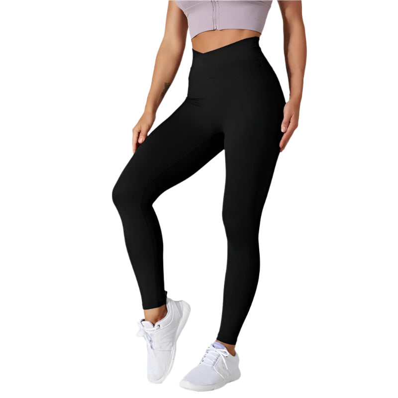 Halara Softlyzero️ Crossover Color Block Leggings
